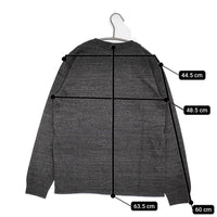 FilMelange 新品 DOLL サイズ3 定価15400円 1001141 長袖Ｔシャツ カットソー ロンＴ チャコールグレー メンズ フィルメランジェ【中古】5-0628M♪