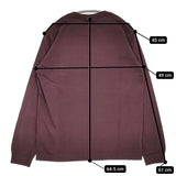FilMelange 新品 DOLL サイズ3 定価15400円 1001141 長袖Ｔシャツ カットソー ロンＴ パープル メンズ フィルメランジェ【中古】5-0628M♪