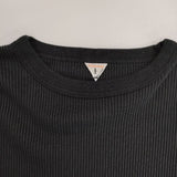 Fil Melange 新品 DEDE Cotton Wool Broad Stitch Smooth 定価27500円 デデ カットソー ブラック レディース フィルメランジェ【中古】5-1207T∞