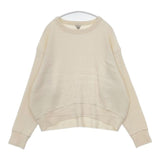 Fil Melange 新品 DEDE Cotton Wool Broad Stitch Smooth 定価27500円 デデ カットソー ベージュ ナチュラル レディース フィルメランジェ【中古】5-1207T∞