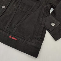 Vivienne Westwood Red Label ブラックデニム オーブ刺繍 デニムジャケット ブラック レディース ヴィヴィアンウエストウッドレッドレーベル【中古】5-1004M∞