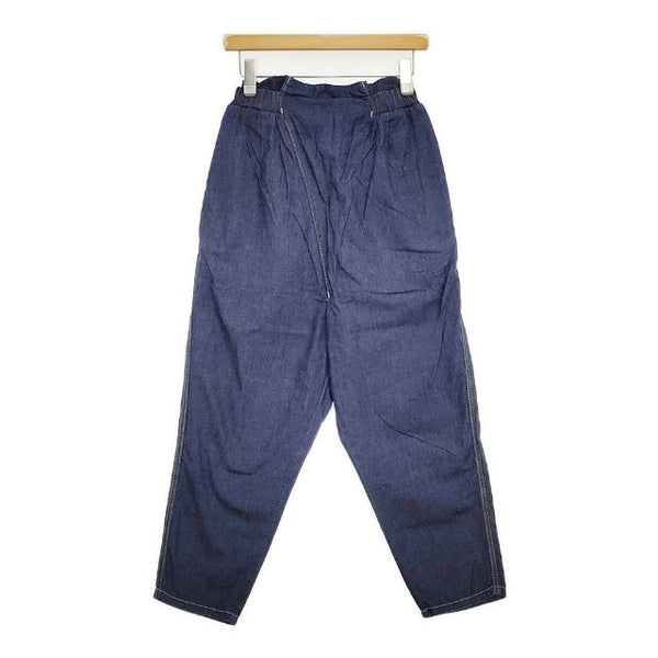 ZUCCa サルエルテーパード 製品加工 インディゴ パンツ ネイビー レディース ズッカ【中古】5-1004G∞