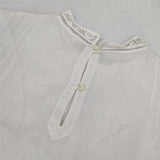 45R/45rpm インドカディのリボンレースdeTシャツ 定価71500円 刺繍 ブラウス シャツ ホワイト レディース フォーティーファイブアールピーエム【中古】5-1124M∞