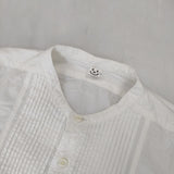 45R/45rpm 180番三子の908ビッグーグーシャツ 定価58300円 長袖シャツ ホワイト レディース フォーティーファイブアールピーエム【中古】5-1109M∞