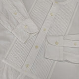 45R/45rpm 180番三子の908ビッグーグーシャツ 定価58300円 長袖シャツ ホワイト レディース フォーティーファイブアールピーエム【中古】5-1109M∞