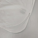 45R/45rpm 180番三子の908ビッグーグーシャツ 定価58300円 長袖シャツ ホワイト レディース フォーティーファイブアールピーエム【中古】5-1109M∞