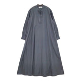 鎌倉シャツ Maker’s Shirt 鎌倉 Aライン スキッパーシャツワンピース ワンピース ネイビー レディース 鎌倉シャツ【中古】5-1004M∞