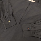 鎌倉シャツ Maker’s Shirt 鎌倉 Aライン スキッパーシャツワンピース ワンピース ネイビー レディース 鎌倉シャツ【中古】5-1004M∞