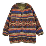 BAYFLOW キルティング ボア ノーカラー サイズ3 BM2211TA01 ジャケット コート カーキ レディース ベイフロー【中古】5-1103A♪