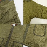 BAYFLOW キルティング ボア ノーカラー サイズ3 BM2211TA01 ジャケット コート カーキ レディース ベイフロー【中古】5-1103A♪