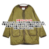 BAYFLOW キルティング ボア ノーカラー サイズ3 BM2211TA01 ジャケット コート カーキ レディース ベイフロー【中古】5-1103A♪