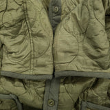 BAYFLOW キルティング ボア ノーカラー サイズ3 BM2211TA01 ジャケット コート カーキ レディース ベイフロー【中古】5-1103A♪