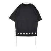 MINED/CONVERSE TOKYO レースアップ サイズ1 半袖Ｔシャツ カットソー ブラック レディース マインデニム/コンバーストウキョウ【中古】5-0708S♪