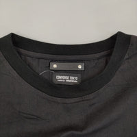 MINED/CONVERSE TOKYO レースアップ サイズ1 半袖Ｔシャツ カットソー ブラック レディース マインデニム/コンバーストウキョウ【中古】5-0708S♪