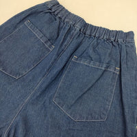 yuni 11ozデニム ハイウエストコクーンパンツ 1701PT013242 インディゴ デニムパンツ ブルー レディース ユニ【中古】5-1004G∞