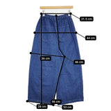 yuni 11ozデニム ハイウエストコクーンパンツ 1701PT013242 インディゴ デニムパンツ ブルー レディース ユニ【中古】5-1004G∞