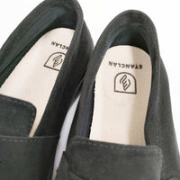 STANCLAN スタンクラン PENNY スリッポン スニーカー 25cm スニーカー ブラック レディース【中古】5-0901G◎