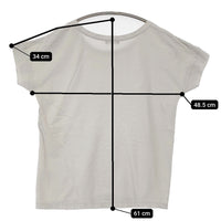 MARGARET HOWELL 578-168402 サイズ2 半袖Ｔシャツ カットソー ライトグレー レディース マーガレットハウエル【中古】5-0708S♪