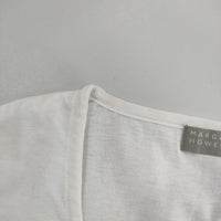 MARGARET HOWELL 七分袖 コットン Ｔシャツ カットソー ホワイト レディース マーガレットハウエル【中古】5-0804M∞