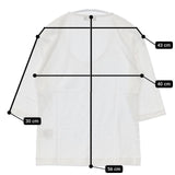 MARGARET HOWELL 七分袖 コットン Ｔシャツ カットソー ホワイト レディース マーガレットハウエル【中古】5-0804M∞