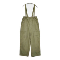 LENO コットンベイカーサロペット BAKER SALOPETTEFADE 定価39600円 オーバーオール サロペット 24SS カーキ レディース リノ【中古】5-1004M∞