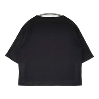 SAINT JAMES 五分袖 サイズXS 無地 Ｔシャツ カットソー ブラック レディース セントジェームス【中古】5-0708S♪