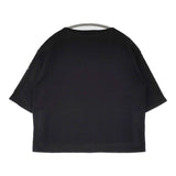 SAINT JAMES 五分袖 サイズXS 無地 Ｔシャツ カットソー ブラック レディース セントジェームス【中古】5-0708S♪