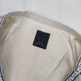 mina perhonen ribbon ra5811 刺繍 コットンシルク スカート ライトグレー レディース ミナペルホネン【中古】5-1124M∞