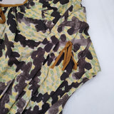 mina perhonen fir tree na3585 コットン 36 ワンピース イエロー グリーン ブラウン レディース ミナペルホネン【中古】5-1124M∞