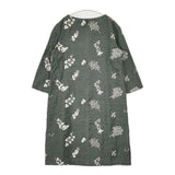 mina perhonen forest parade qa3872 コットンカシミヤシルク 刺繍 定価69300円 ワンピース グリーン レディース ミナペルホネン【中古】5-1207T∞