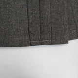 MARGARET HOWELL プリーツ 578-232209 ウール ラップ スカート グレー レディース マーガレットハウエル【中古】5-1030T∞