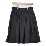 MARGARET HOWELL リネン プリーツ 578-132315 スカート ブラウン レディース マーガレットハウエル【中古】5-0804M∞