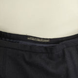 DO!FAMILY ウール ラップ プリーツ スカート ネイビー レディース ドゥファミリー【中古】5-1030T∞