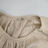 45R/45rpm ウール天竺ブラウス 定価25000円 ブラウス シャツ ベージュ レディース フォーティーファイブアールピーエム【中古】5-1030T∞