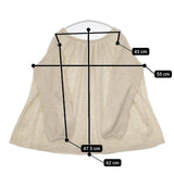 45R/45rpm ウール天竺ブラウス 定価25000円 ブラウス シャツ ベージュ レディース フォーティーファイブアールピーエム【中古】5-1030T∞