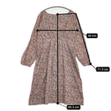 HUG O WaR 花柄 コットンドレス ワンピース レッド ピンク レディース ハグオーワー【中古】5-1004M∞