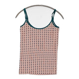 TSUMORI CHISATO リンゴ ドット柄 サイズ2 キャミソール ピンク グリーン レディース ツモリチサト【中古】5-0708S♪