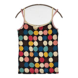 TSUMORI CHISATO ドット柄 サイズ2 キャミソール ブラック レディース ツモリチサト【中古】5-0708S♪
