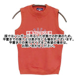 BURBERRY BLUE LABEL ラインストーン ノースリーブスウェット ベスト オレンジ レディース バーバリーブルーレーベル【中古】5-1004M∞