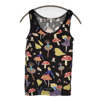 TSUMORI CHISATO バレリーナ きのこ レース サイズ2 タンクトップ ブラック レディース ツモリチサト【中古】5-0708S♪