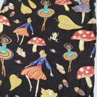 TSUMORI CHISATO バレリーナ きのこ レース サイズ2 タンクトップ ブラック レディース ツモリチサト【中古】5-0708S♪