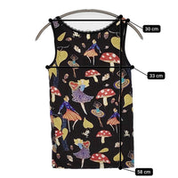 TSUMORI CHISATO バレリーナ きのこ レース サイズ2 タンクトップ ブラック レディース ツモリチサト【中古】5-0708S♪