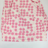TSUMORI CHISATO ドット シルク サイズ2 ノースリーブ カットソー アイボリー ピンク レディース ツモリチサト【中古】5-0708S♪