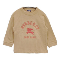 BURBERRY BLUE LABEL トレーナー スウェット ベージュ レディース バーバリーブルーレーベル【中古】5-1004M∞