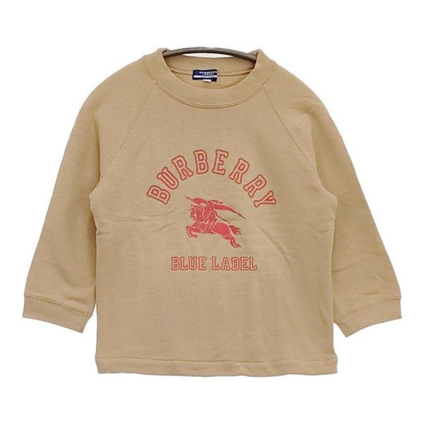 BURBERRY BLUE LABEL トレーナー スウェット ベージュ レディース バーバリーブルーレーベル【中古】5-1004M∞