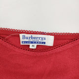 BURBERRY BLUE LABEL サイズM キャミソール レッド レディース バーバリーブルーレーベル【中古】5-0708S♪