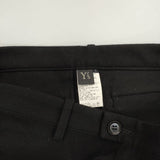 Y's YL-P32-140 サイドボタン ウール パンツ ブラック レディース ワイズ/Yohji【中古】5-1030T∞