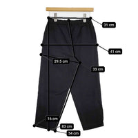 COMME des GARCONS COMME des GARCONS コットン イージーパンツ パンツ ブラック レディース コムデギャルソン/コムコム【中古】5-1006G∞