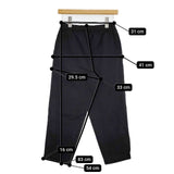 COMME des GARCONS COMME des GARCONS コットン イージーパンツ パンツ ブラック レディース コムデギャルソン/コムコム【中古】5-1006G∞