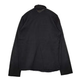 COMME des GARCONS パッチワーク ハイネック ウール 製品染め セーター ニット AD2000 ブラック レディース コムデギャルソン【中古】5-1030T∞